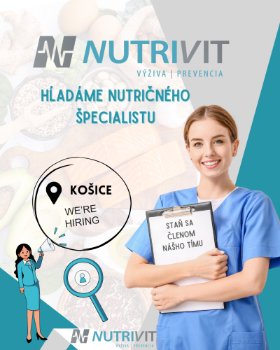 HĽADÁME NUTRIČNÉHO ŠPECIALISTU