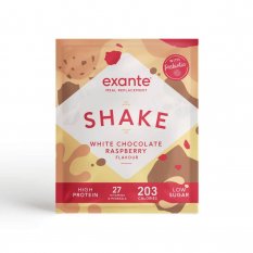 Exante shake (biela čokoláda-maliny)